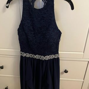 navy blue prom dress!!!